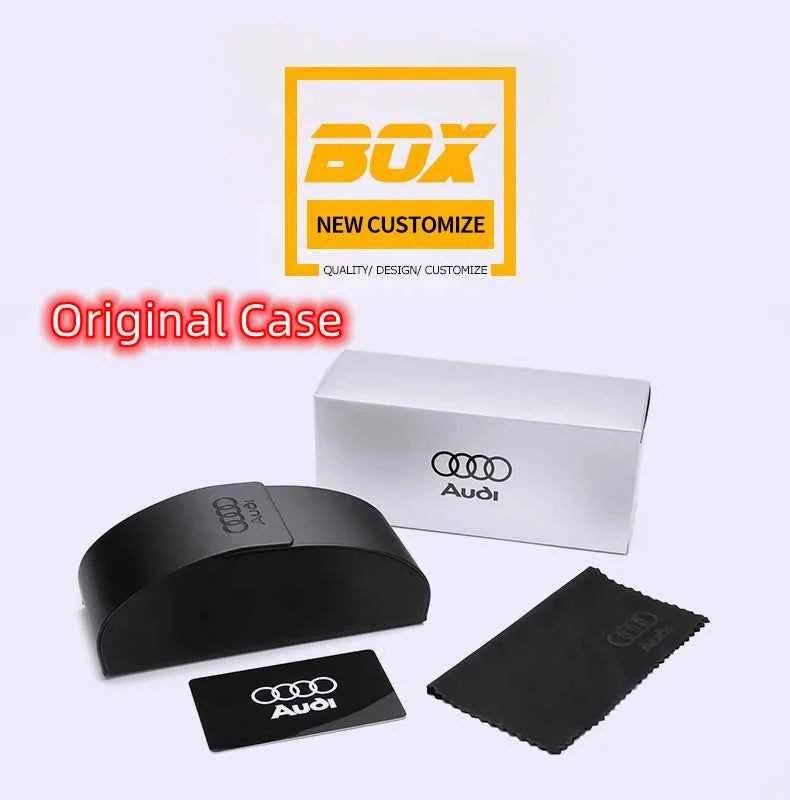 AUDI Luxury Sunglasses High End for Men Women Polarized UV400 Driving Glasses Classic Style Premium Quality Fashion Design