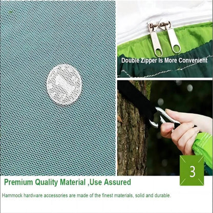 Portable Outdoor Camping Leisure Double Mosquito Net Hammocks  Garden Travel Tourist Nature Hike Sleeping Hanging Hammock Swing