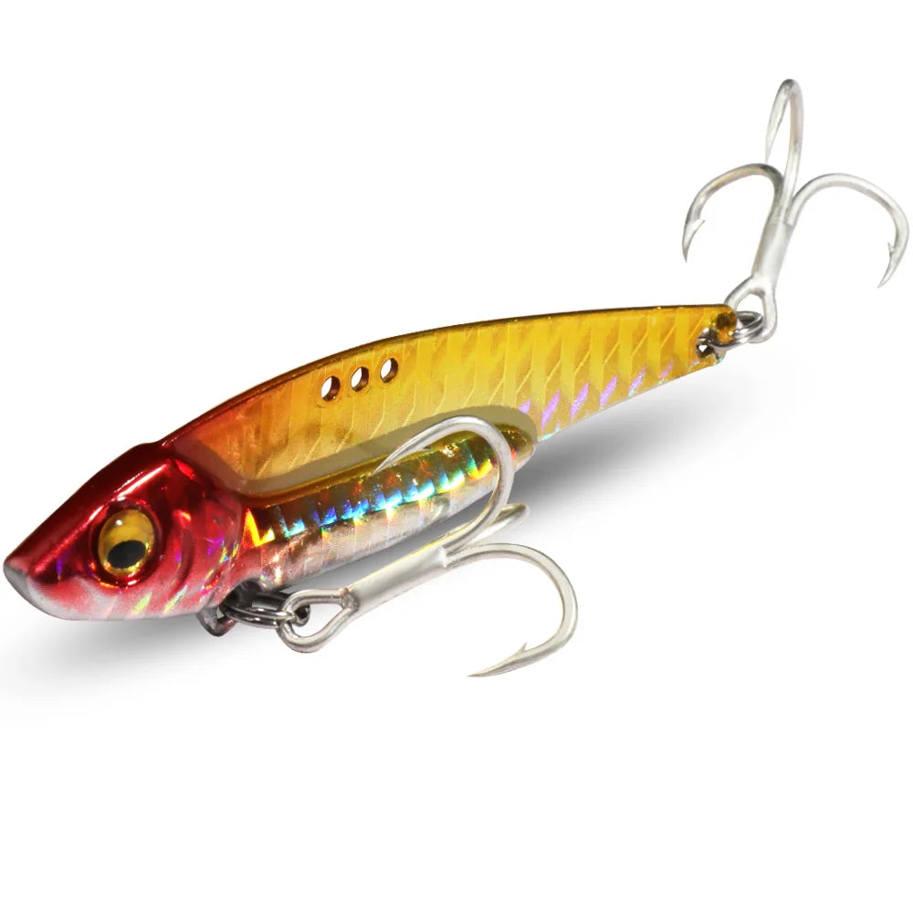 GOBAIT VIB Metal Jig Fishing Lure – Sinking Vibration Blade Bait | 7g–20g | Pike, Bass &amp; Trout