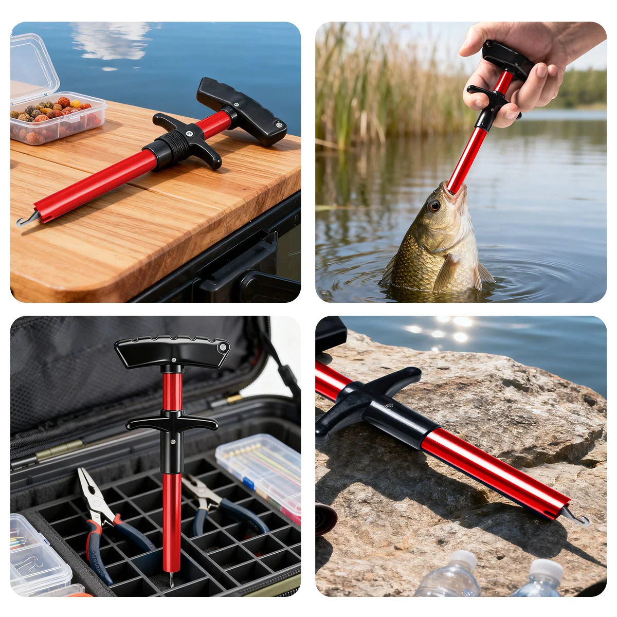 RALERA Fishing Pliers Kit – Stainless Steel Fish Gripper, Hook Remover &amp; Braided Line Cutter | Saltwater &amp; Freshwater