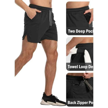 2025 Summer New Fashionable Sports Shorts for Men Outdoor Gym Fitness Running Speed Drying Breathable Training Shorts