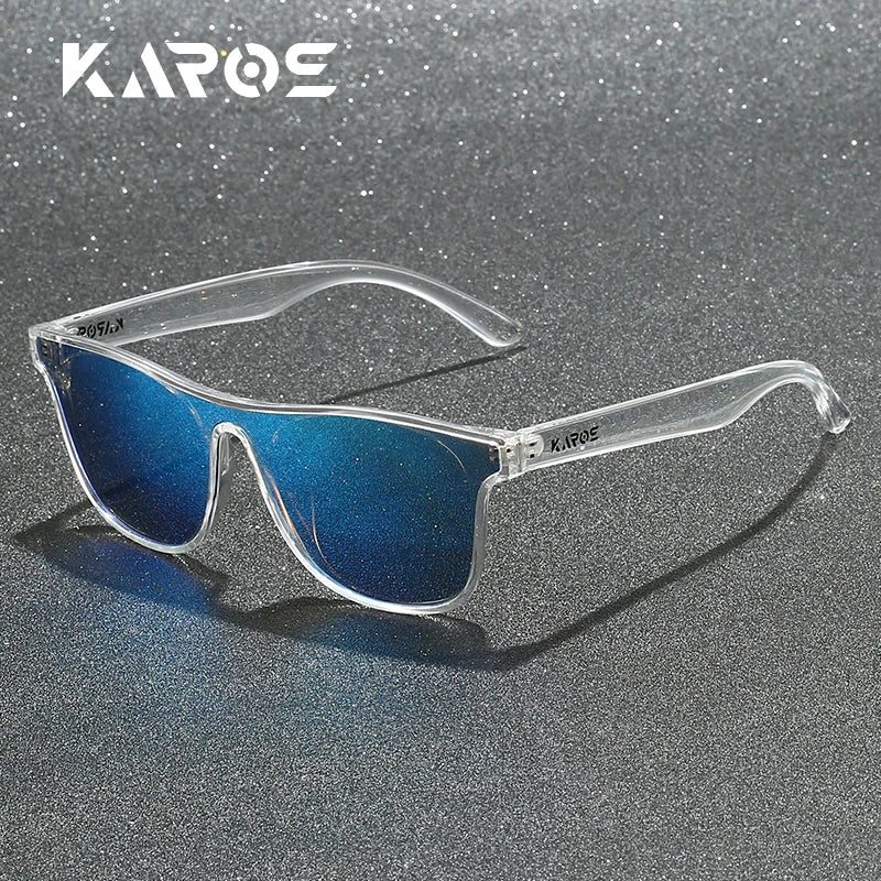 KAROS YZ2016 Polarized Rectangle Sunglasses – Oversized UV400, Unisex