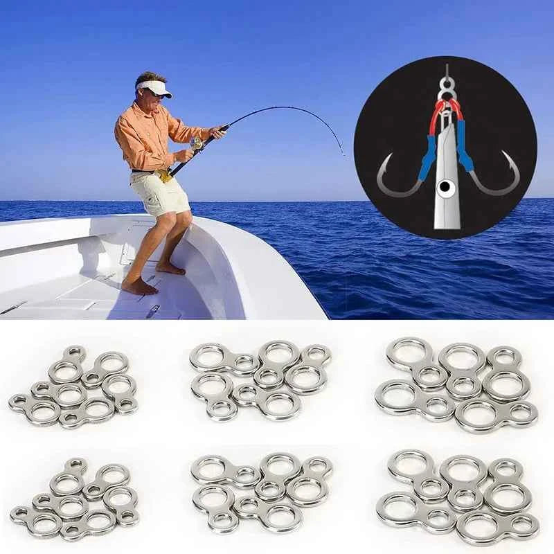 Stainless Steel Figure 8 Solid Rings for Jigging &amp; Sea Fishing
