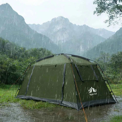 Night Cat Backpacking Tent for Camping: Portable 1-2 Person Hiking Waterproof Tent Quick Setup and Compact for Outdoor Festivals