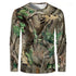 Camouflage Hunting Long Sleeve Men T-shirt Outdoor Sports Tactical Training Clothes Tee Hiking Fishing Camping Quick Drying Tops