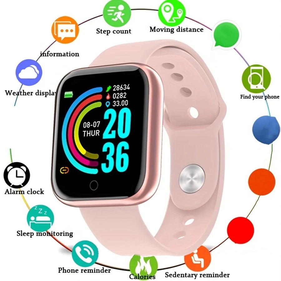 Fitness Smartwatch | Heart Rate, Sleep &amp; Activity Tracker | Android &amp; iOS