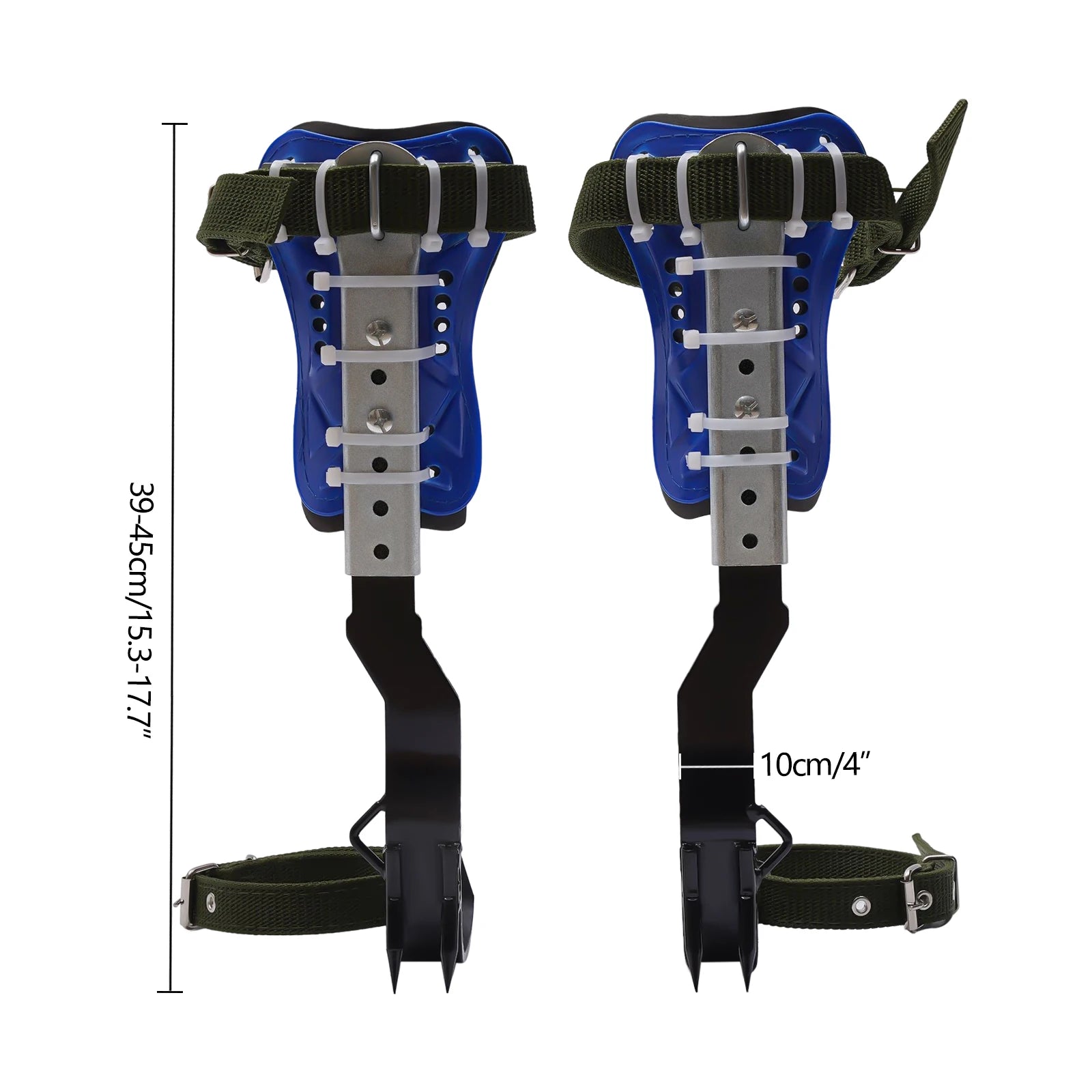 Professional Tree Climbing Spikes Kit 330lb Capacity Steel Spurs with Adjustable Straps &amp; Safety Gear for Arborists &amp; Hunters