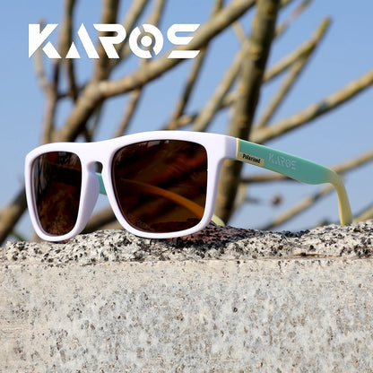 KAROS YZ2024 Polarized Square Sunglasses – UV400 Unisex, Outdoor Sport