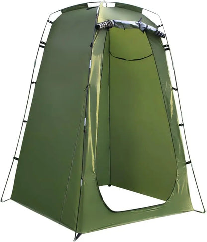 Portable Pop-Up Privacy Shower Tent – Aluminum Poles, 4-Season, for Camping, Fishing &amp; Changing