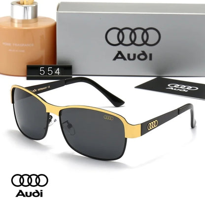 Audi Polarized Sunglasses – Unisex UV400 Anti-Reflective Alloy Frame Driving Glasses