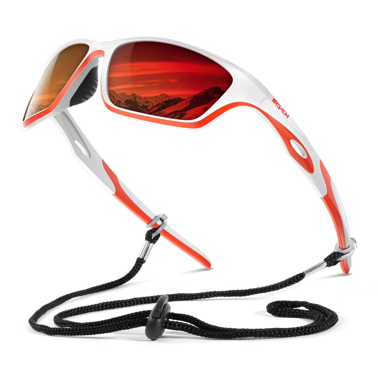 SCVCN Polarized Fishing Sunglasses Sports Sunglasses for Men and Women Men and Women Mountain Bicycle Riding Goggle Bike UV400