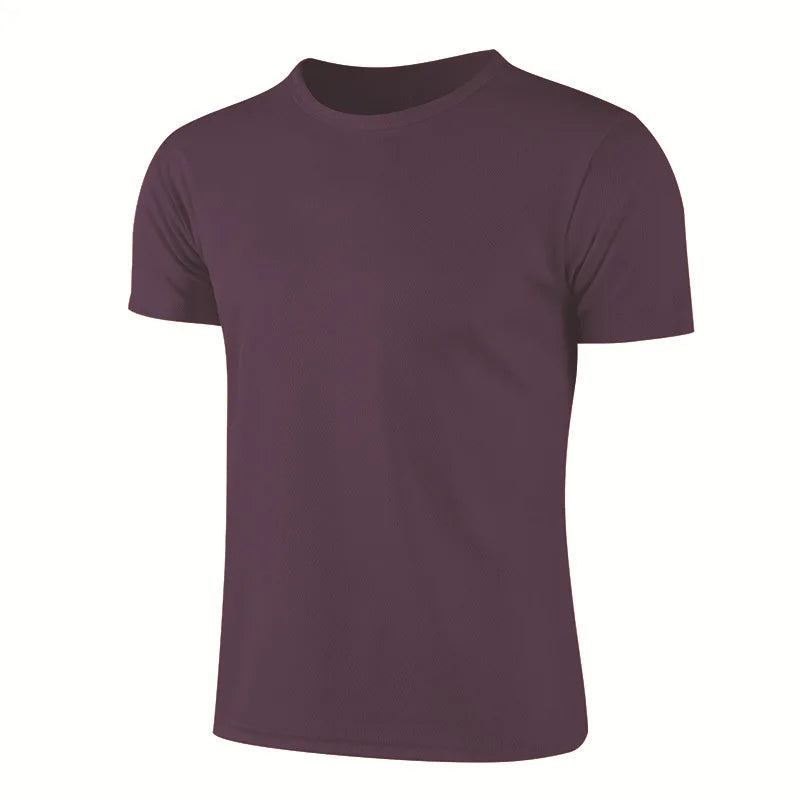 Men Women Short Sleeve Sport T Shirt Gym Jerseys Fitness Shirt Trainer Running T-Shirt  Breathable