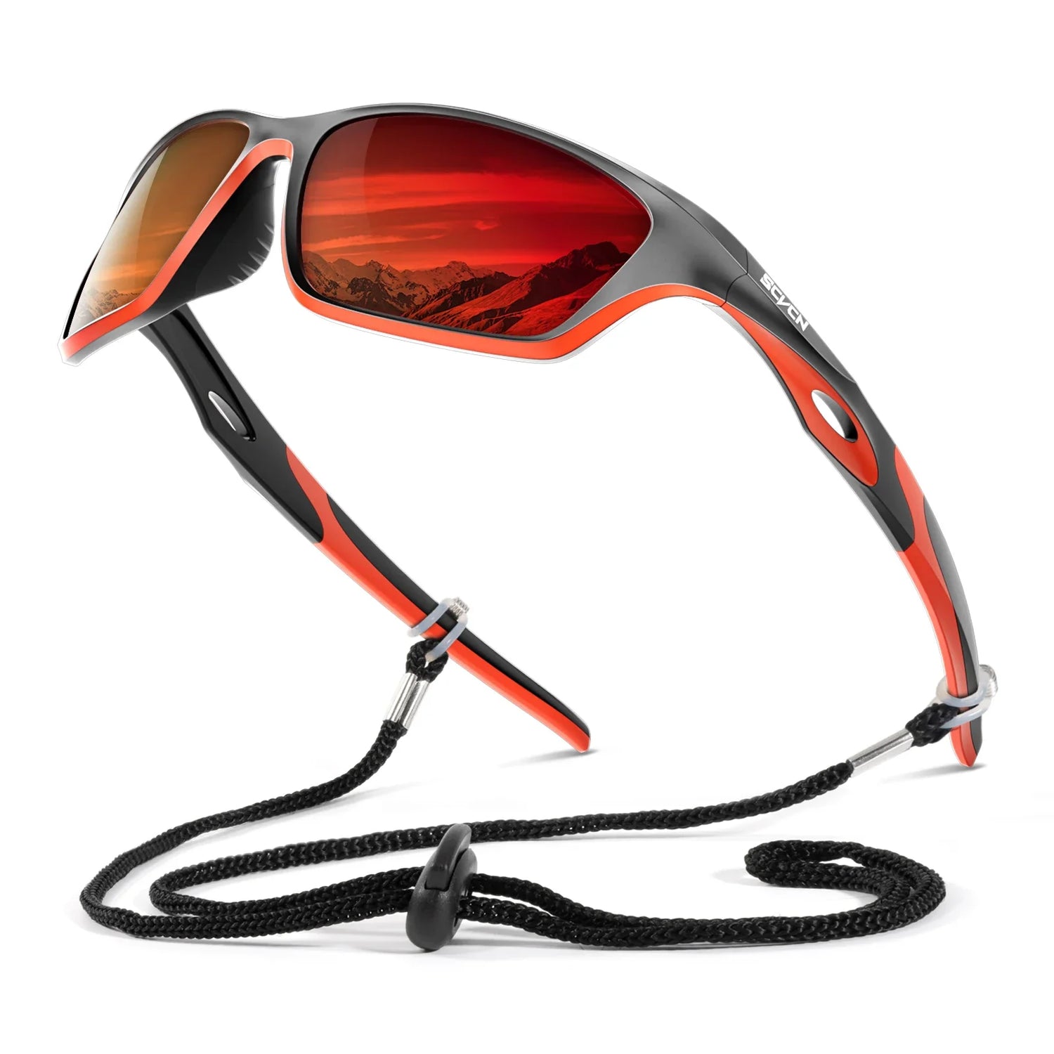 SCVCN Polarized Fishing Sunglasses Sports Sunglasses for Men and Women Men and Women Mountain Bicycle Riding Goggle Bike UV400