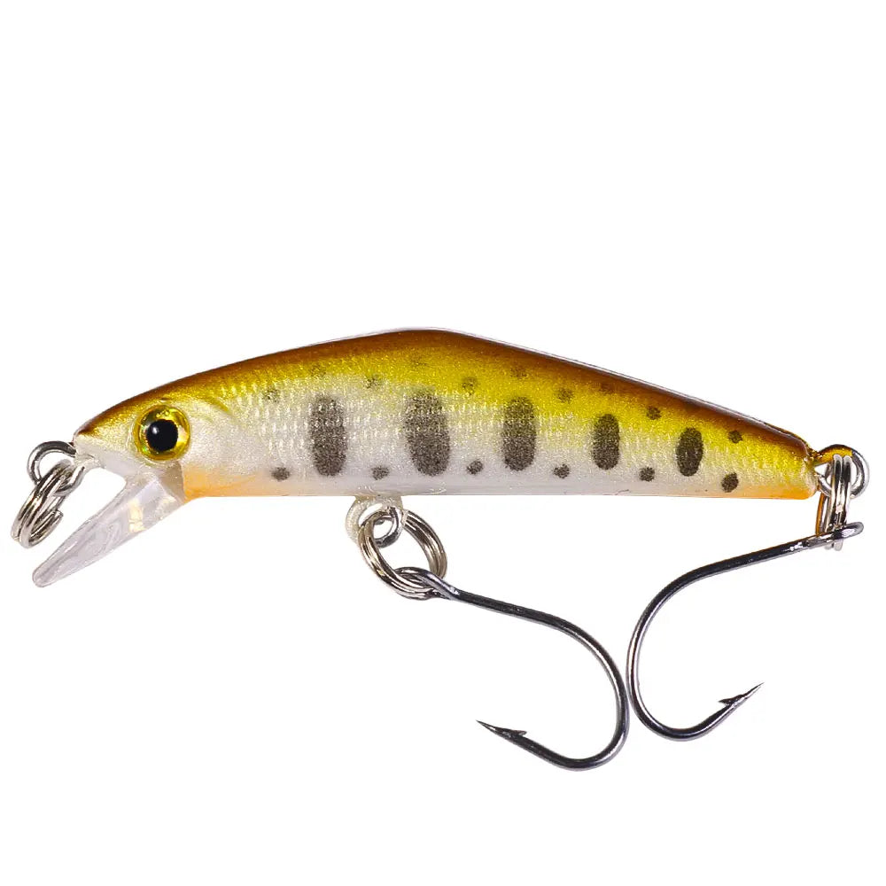 43mm 1.6g Micro Sinking Minnow Fishing Lure – Hard Bait for Bass, Trout, Salmon &amp; Panfish