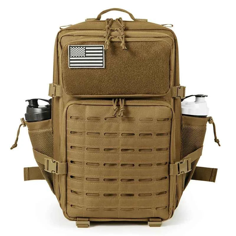 45L Tactical Backpack with Double Cup Holder – Hunting, Hiking &amp; Camping Gear Pack (7 Colors)