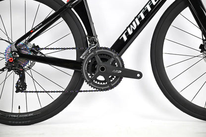 R5pro Carbon Fiber Road Bike 22/24 Speed Racing with Hydraulic Disc Brakes Available in 7 Sizes - 43.5/46/48/50/52/54/56