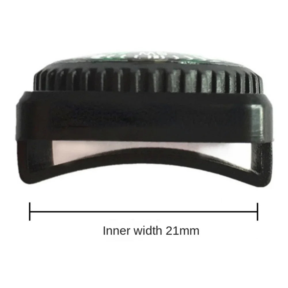 20mm Strap Compass – ABS Sleeve Button Compass for Watch Straps &amp; Webbing | Hiking, Survival &amp; Camping