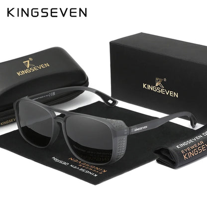 KINGSEVEN Fashion Large Frame Polarized Sunglasses – UV400 Vintage Style