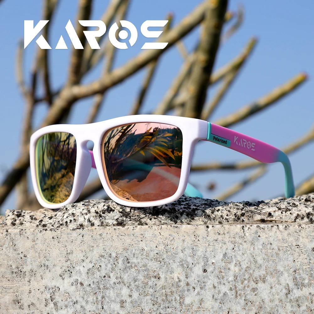 KAROS YZ2024 Polarized Square Sunglasses – UV400 Unisex, Outdoor Sport