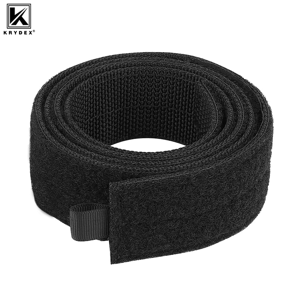 KRYDEX Tactical 1.5 Inch Loop Liner Inner Belt Mens Sports Outdoor Outer Duty Belt Nylon Waistband Hunting Accessories