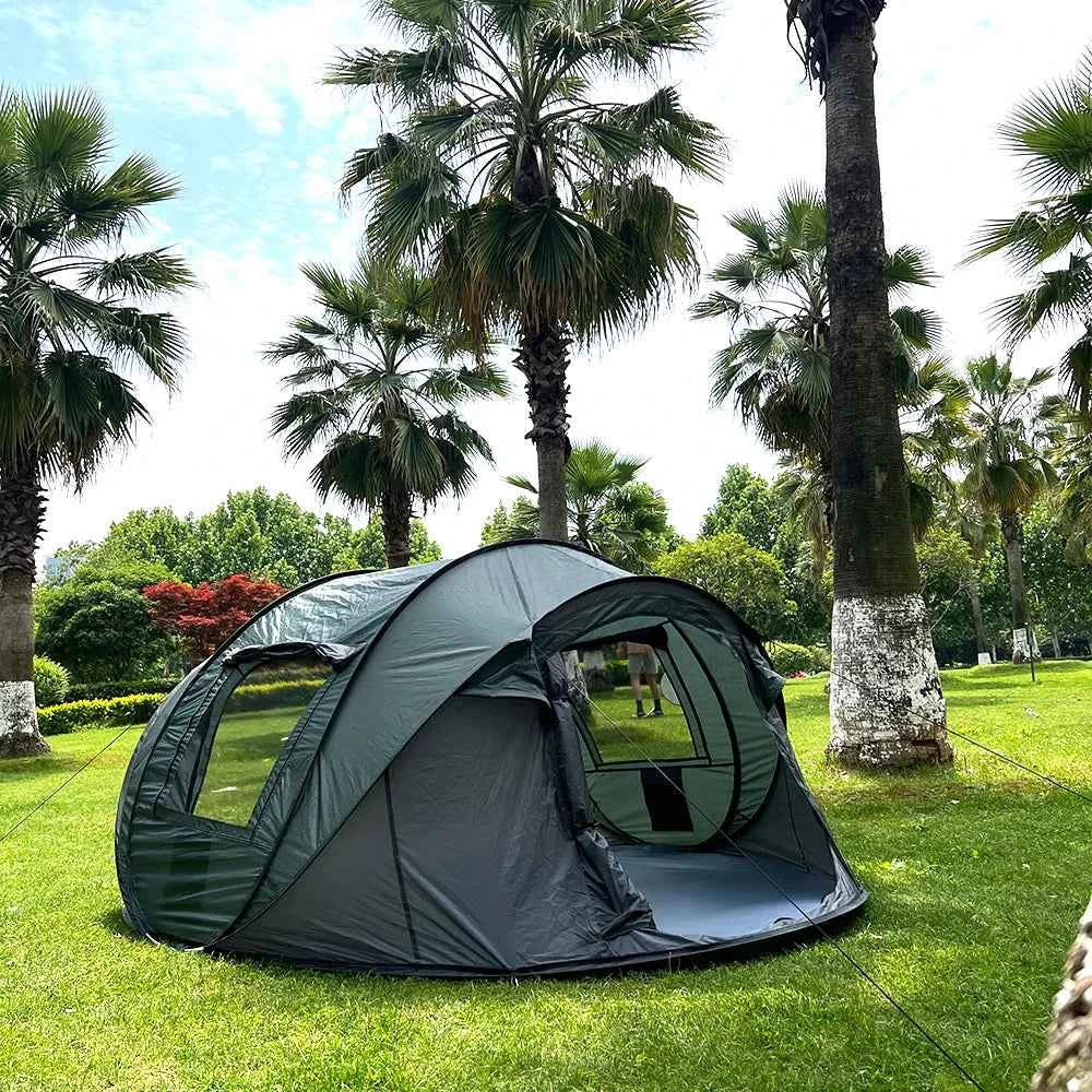 Quick-Open Pop-Up Camping Tent – Waterproof 4-Season Tent for 3–8 People, Instant Setup