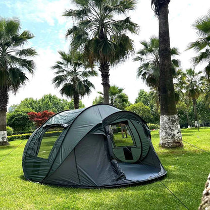 Quick-Open Pop-Up Camping Tent – Waterproof 4-Season Tent for 3–8 People, Instant Setup