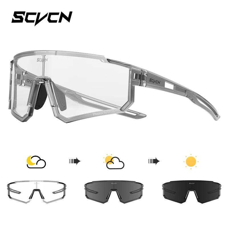 SCVCN Y2K Cycling Sunglasses – UV400 Polycarbonate Road Bike Glasses for Men &amp; Women | Street, Driving, Hiking, Golf