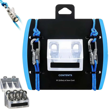 Outdoor Rope Adjuster Wear Resist Ultralight Tent Guyline Tool Climbing Rope Adjust Equipment for Camping Hiking Multitools