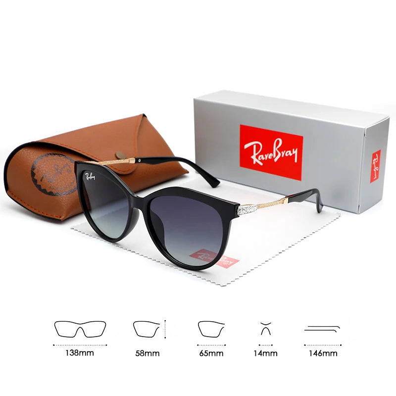 Women’s Oversized Oval Polarized Sunglasses – Large Frame UV400 Leisure &amp; Outdoor Shades
