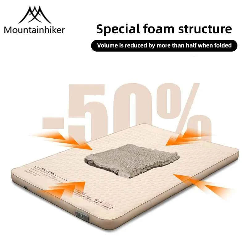 Mountainhiker Inflatable Camping Mattress – 10cm Upgraded Sleeping Pad with Storage Bag | Single &amp; Double