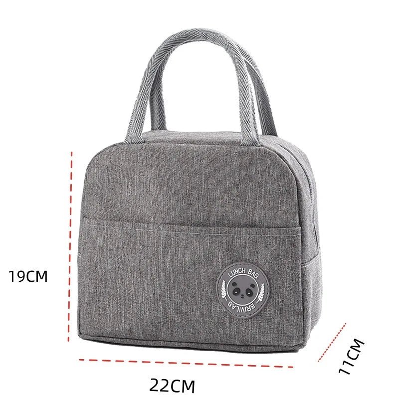 Insulated Thermal Lunch Bag – Waterproof Cooler Bag with Shoulder Strap for Camping, Work &amp; Outdoor Use
