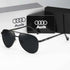 Audi UV400 Polarized AntiGlare Retro Flight Sunglasses Glasses for Motorcycle Classic FrogEye Outdoor Glasses Men Women 558