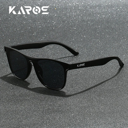 KAROS YZ2016 Polarized Rectangle Sunglasses – Oversized UV400, Unisex