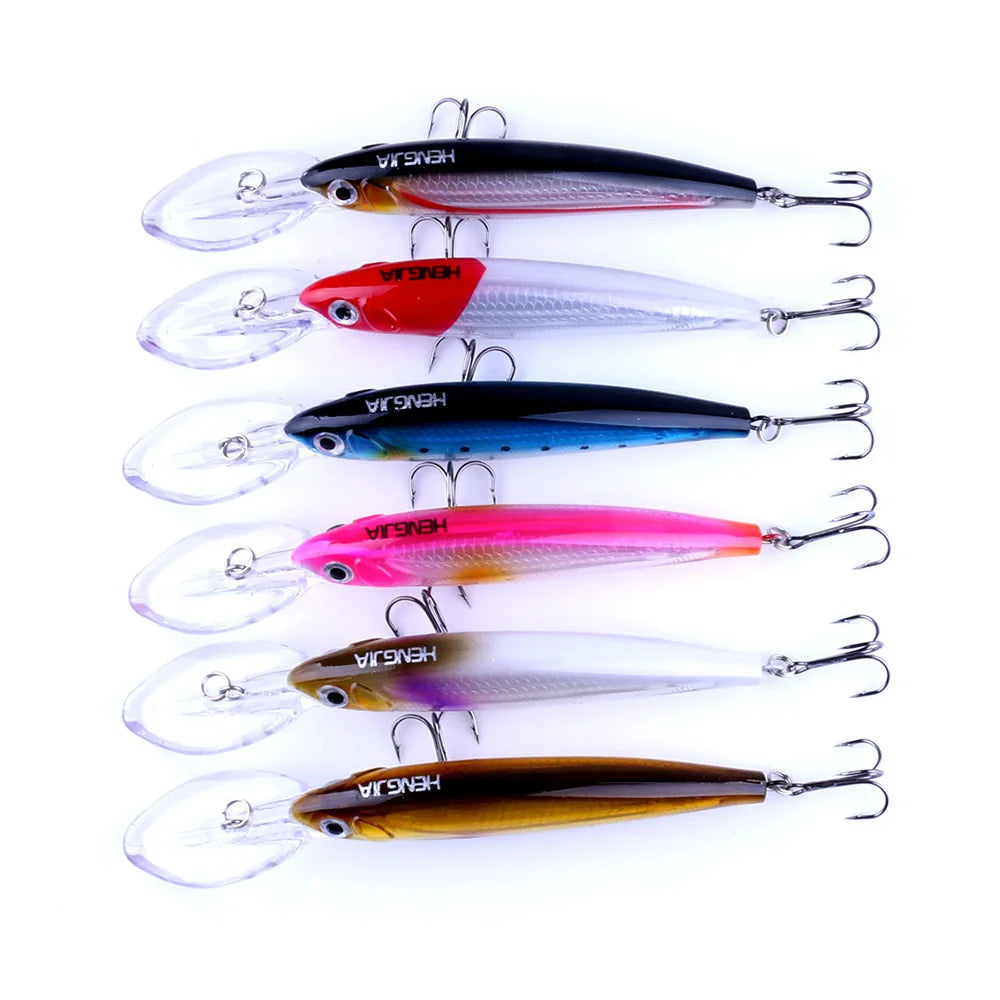 170mm 30g Minnow Fishing Lure – Hard Bait Wobbler for Bass, Pike &amp; Saltwater Trolling