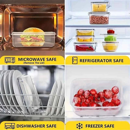 48Pcs BPA-Free Food Storage Set - 24 Airtight Containers &amp; Lids with Labels for Pantry, Travel, Kitchen Organization