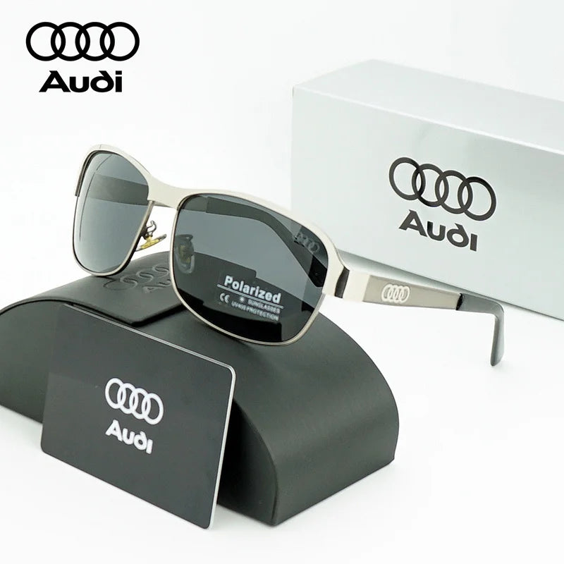 Audi Polarized Sunglasses – Unisex UV400 Anti-Reflective Alloy Frame Driving Glasses