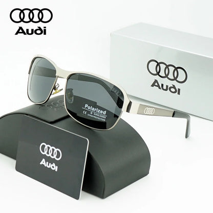 Audi Polarized Sunglasses – Unisex UV400 Anti-Reflective Alloy Frame Driving Glasses
