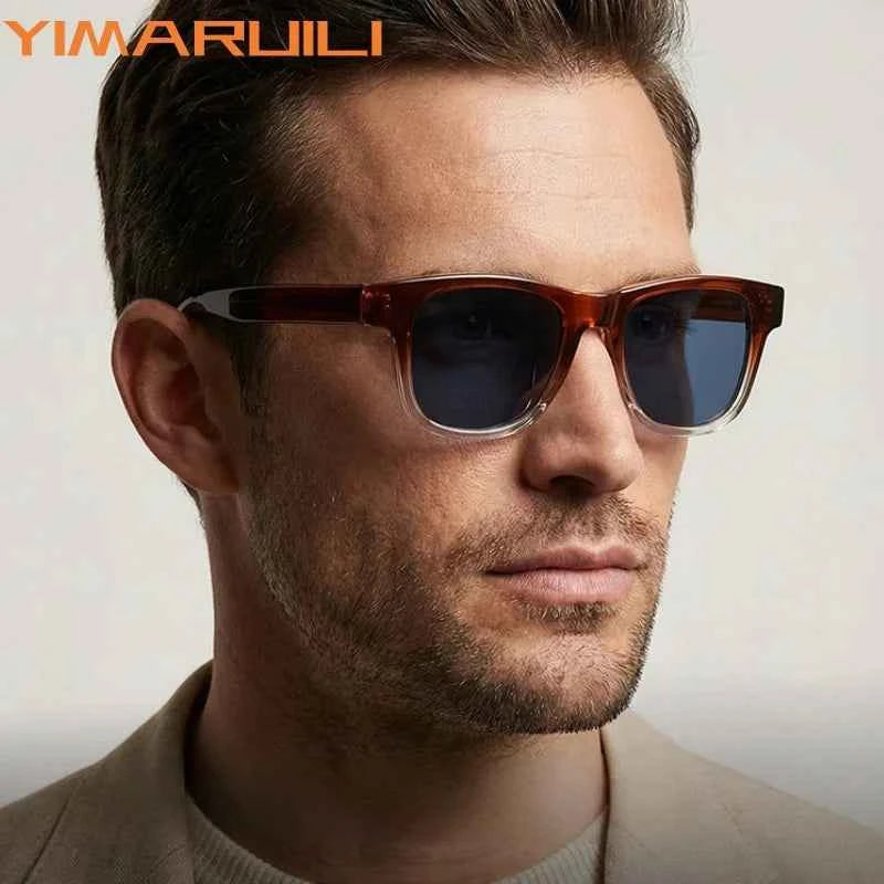 YIMARUILI S31247 Polarized Oval Sunglasses – Acetate Frame, UV400, Unisex