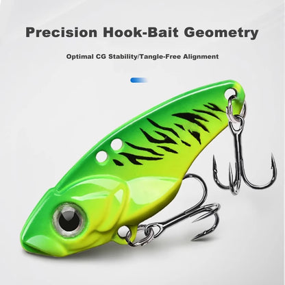 1PCS 3.5g/5g/7g/10g/15g VIB Fishing Lure Rattlesnake Iron Jig – Ultimate Long-Cast Hard Lure for Predatory Fish