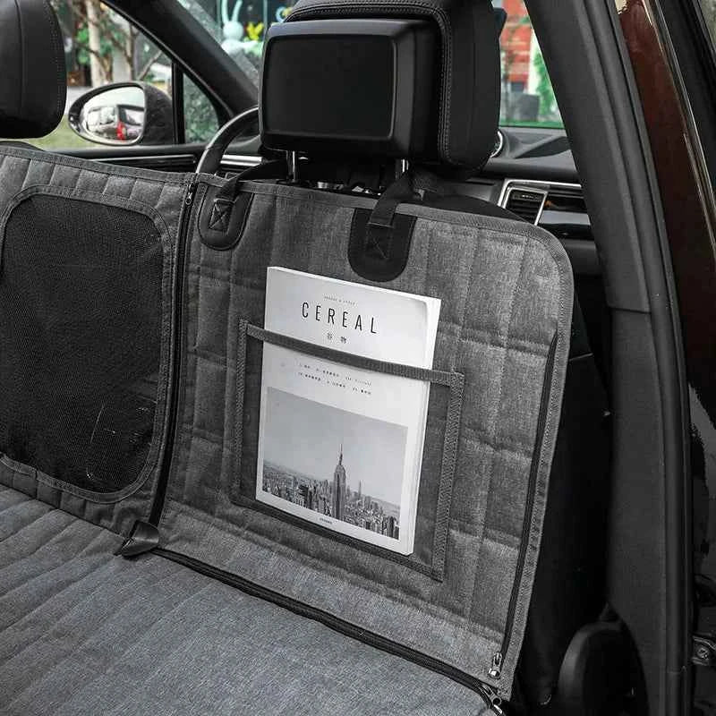 Dog Car Seat Cover Waterproof Pet Dog Carriers Travel Mat Hammock For Small Medium Large Dogs Car Rear Back Seat Safety Pad