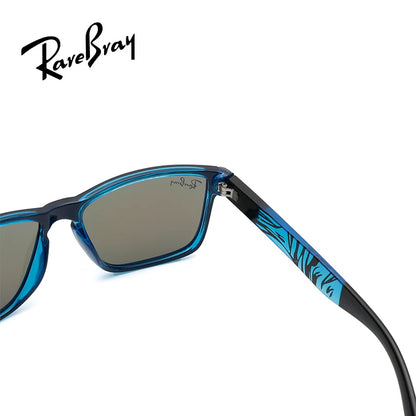 Rectangle Polarized Sunglasses – Unisex UV400 Anti-Glare Sport &amp; Riding Shades