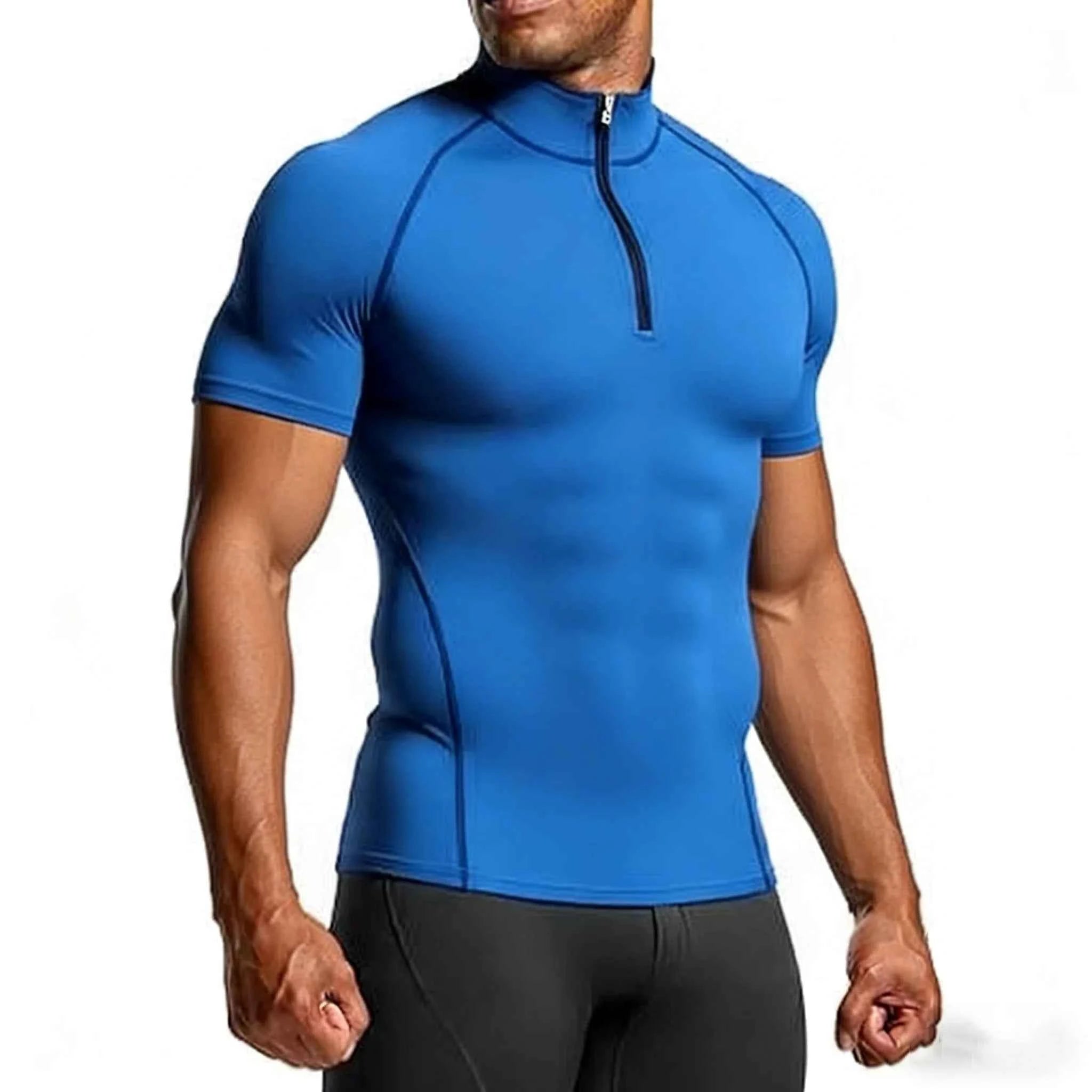 Compression T-shirt Men Summer Sportswear Homme Tops Tee Training Sport Clothing Gym Fitness Jersey Tights Running T Shirt Men