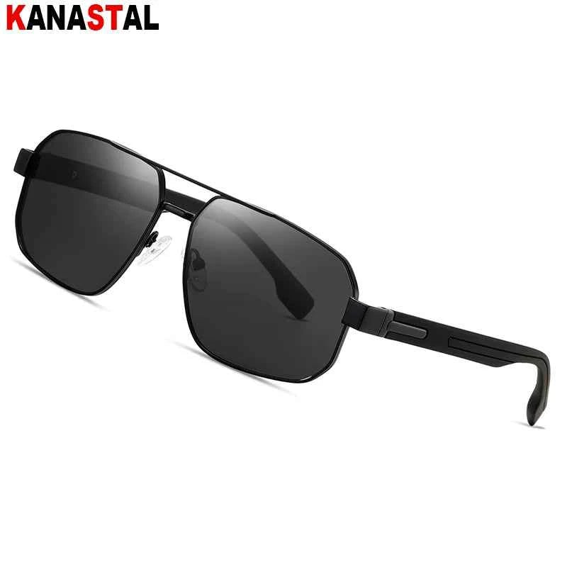 KANASTAL S15107 Polarized Goggle Sunglasses – Metal Frame, UV400, Unisex