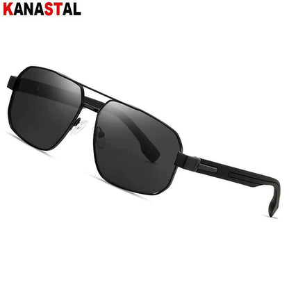 KANASTAL S15107 Polarized Goggle Sunglasses – Metal Frame, UV400, Unisex