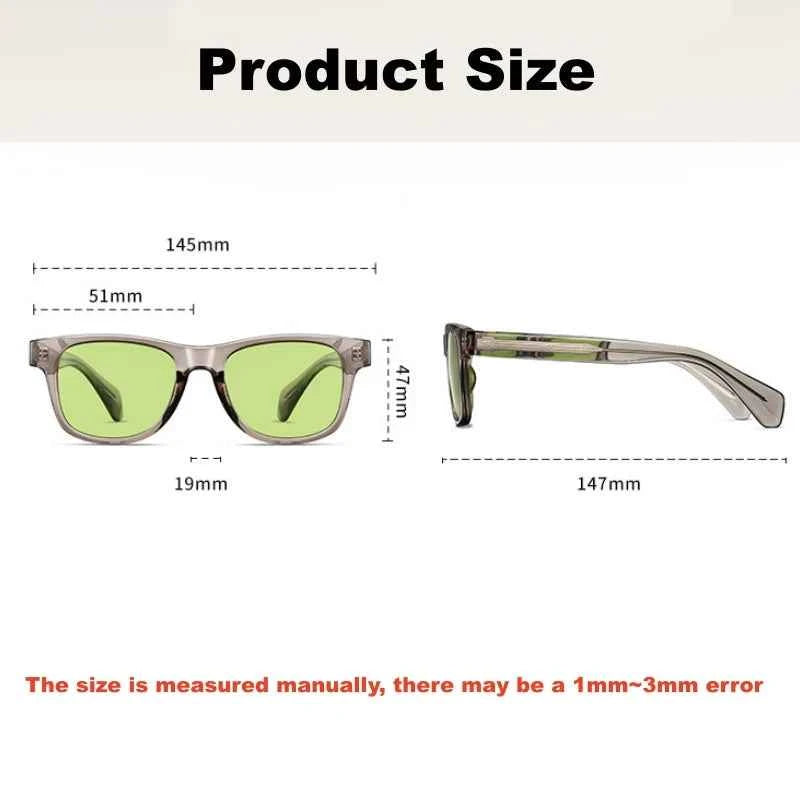 YIMARUILI S31247 Polarized Oval Sunglasses – Acetate Frame, UV400, Unisex