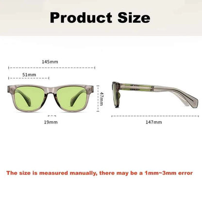 YIMARUILI S31247 Polarized Oval Sunglasses – Acetate Frame, UV400, Unisex