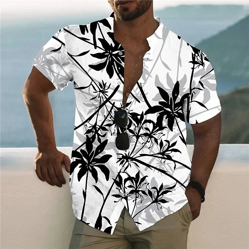 2024 Coconut Tree Shirts For Men 3d Printed Men&