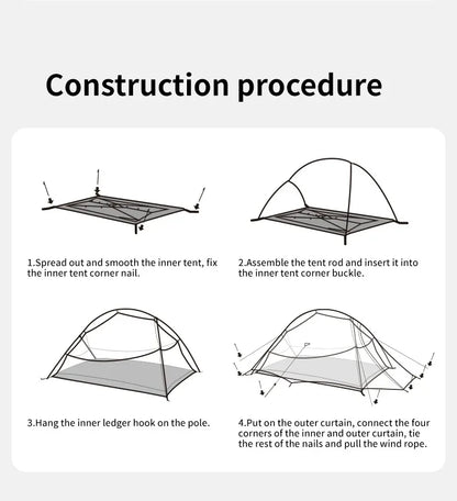 Naturehike Could Up Base 2025 Ultra light trekking tent Tent outdoor camping overnight double camping equipment
