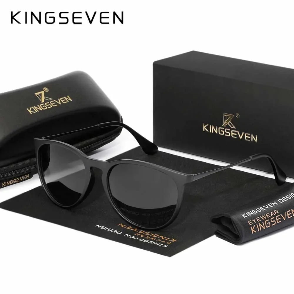 KINGSEVEN S28 Cat Eye Sunglasses – Plastic Frame, UV400, Women