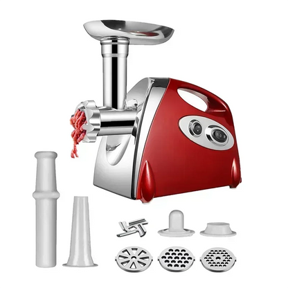 2800W Heavy-Duty Electric Meat Grinder &amp; Sausage Stuffer – Stainless Steel | 80kg/hr Capacity